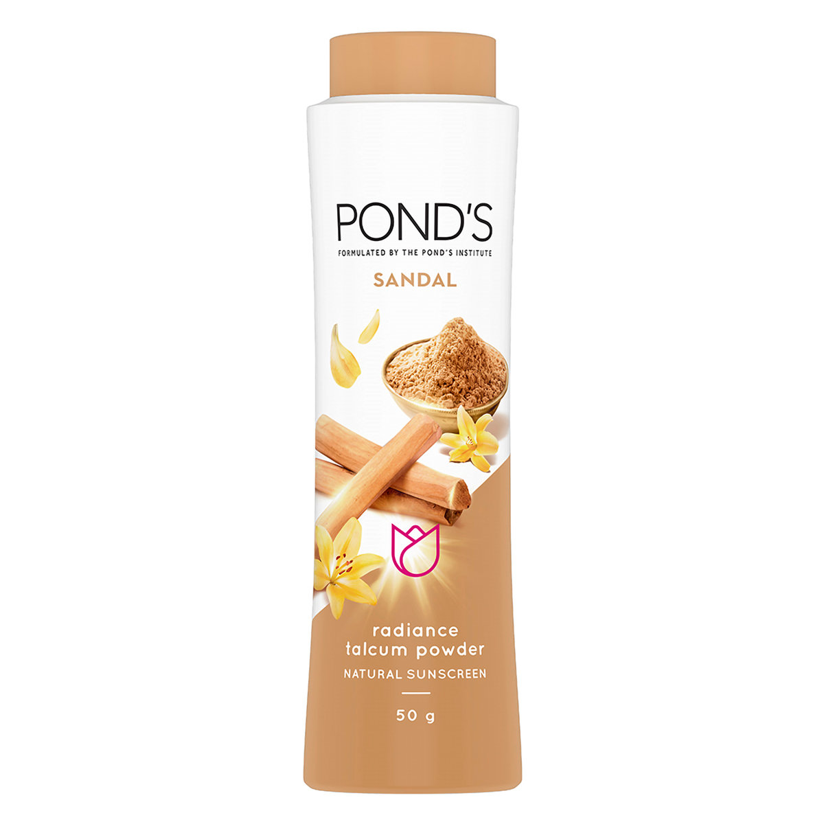 Pond's Sandal Radiance Talc Powder 50 gm | Goodness Of Sandalwood | With Natural Sunscreen | Fight Body Odour | For Fresh & Radiant Skin | Ideal For Both men & Women, Pack of 1 Pond's Sandal Radiance Talc Powder 50 gm | Goodness Of Sandalwood | With Natural Sunscreen | Fight Body Odour | For Fresh & Radiant Skin | Ideal For Both men & Women, Pack of 1
