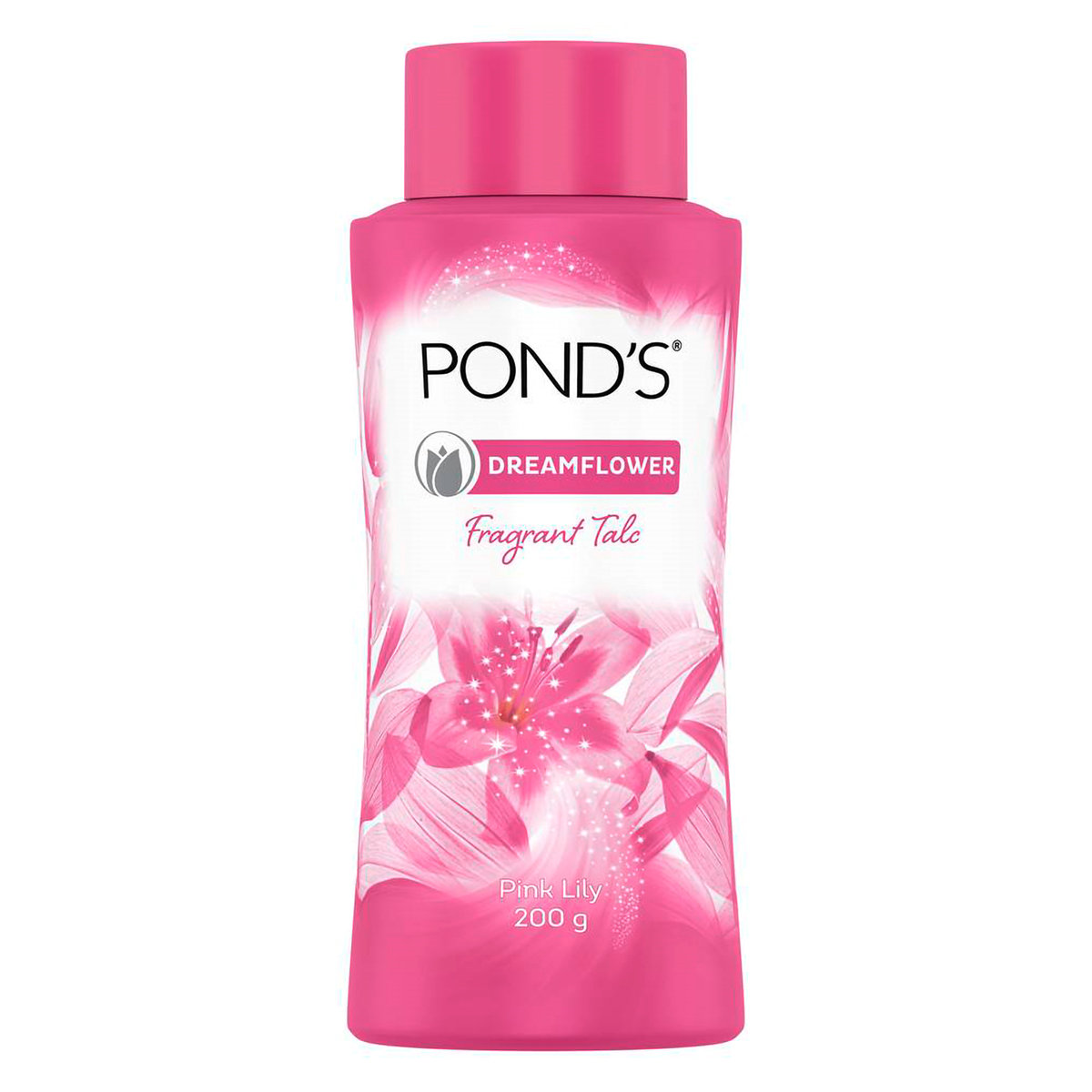 Pond's Dreamflower Fragrant Pink Lily Talc Powder 200 gm | Reduce Sweat | Controls Body Odour With Pink Lily Fragrance, Pack of 1 Pond's Dreamflower Fragrant Pink Lily Talc Powder 200 gm | Reduce Sweat | Controls Body Odour With Pink Lily Fragrance, Pack of 1