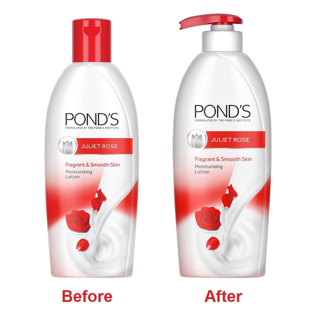 Pond's Juliet Rose Body Lotion 275 ml | 3X Intense Nourishment | For Soft & Glowing Skin With Long Lasting Frangrance, Pack of 1 Pond's Juliet Rose Body Lotion 275 ml | 3X Intense Nourishment | For Soft & Glowing Skin With Long Lasting Frangrance, Pack of 1