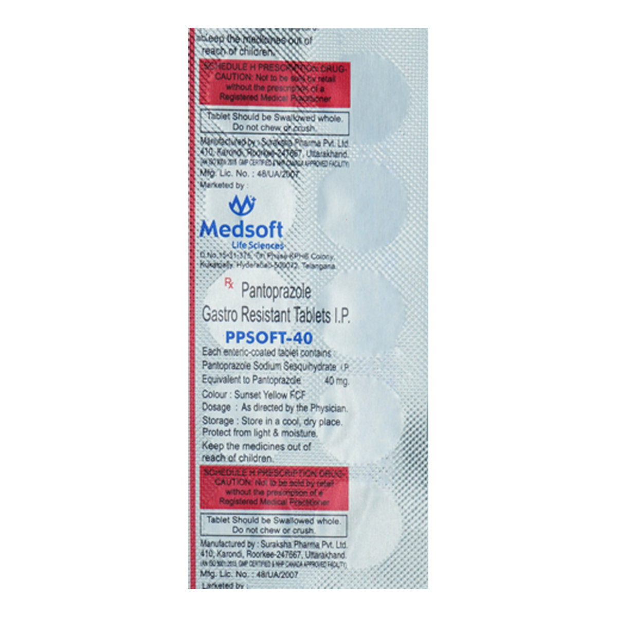Ppsoft-40 Tablet 10's, Pack of 10 TabletS Ppsoft-40 Tablet 10's, Pack of 10 TabletS
