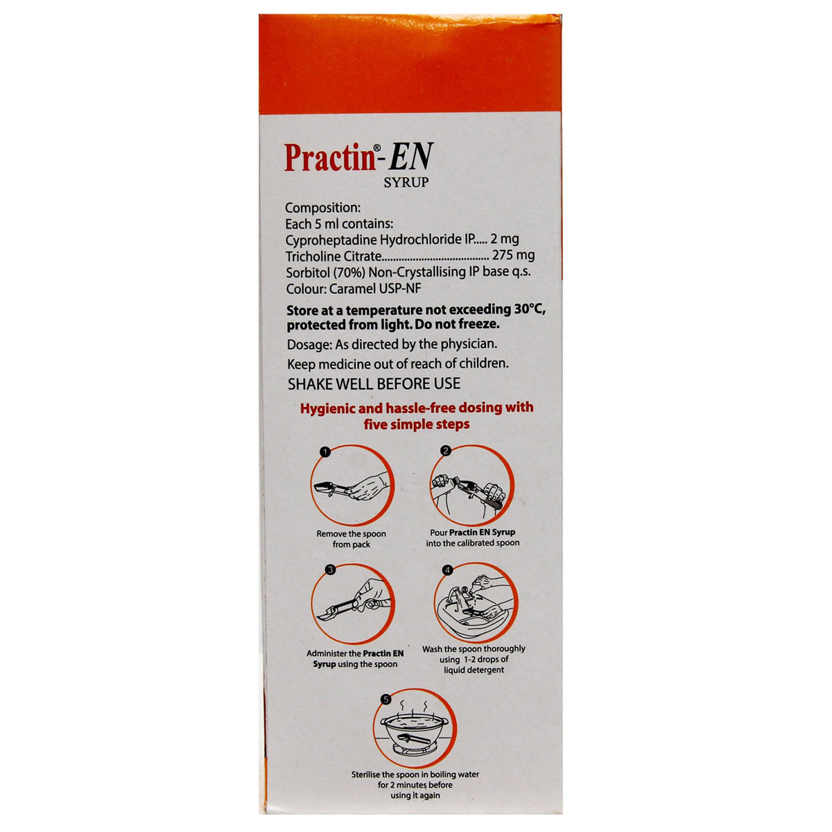 Practin EN Syrup 200 ml, Pack of 1 LIQUID Practin EN Syrup 200 ml, Pack of 1 LIQUID