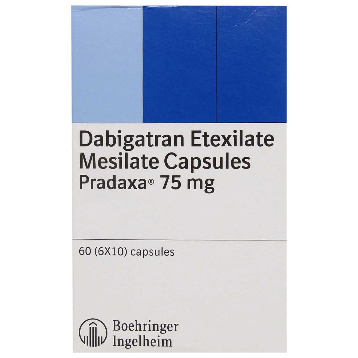 Pradaxa 75 Capsule 10's, Pack of 10 CAPSULES Pradaxa 75 Capsule 10's, Pack of 10 CAPSULES