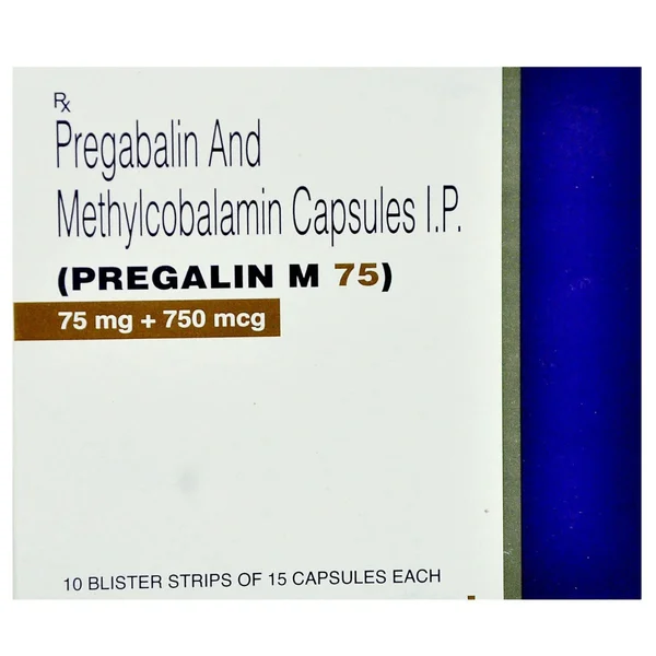 Pregalin M 75 Capsule 15's, Pack of 15
