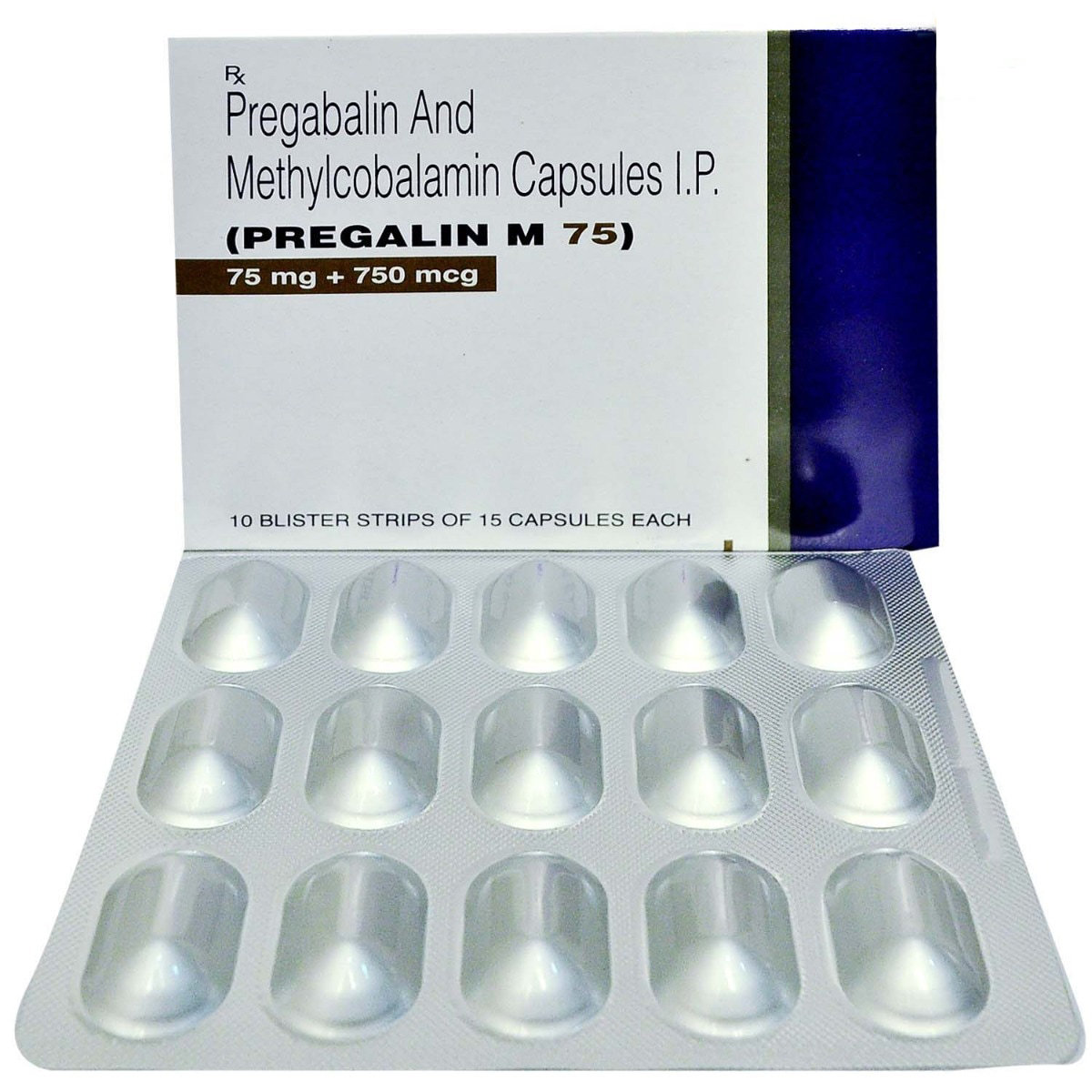 Pregalin M 75 Capsule 15's, Pack of 15 Pregalin M 75 Capsule 15's, Pack of 15
