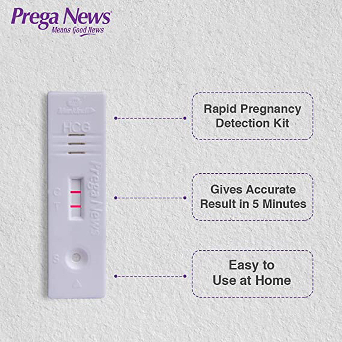 Prega News Pregnancy Test Kit, 1 Count, Pack of 1 Prega News Pregnancy Test Kit, 1 Count, Pack of 1