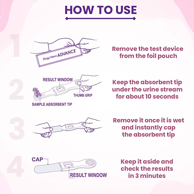 Prega News Advance Rapid Single-Step Pregnancy Test Kit, 1 Count, Pack of 1 Prega News Advance Rapid Single-Step Pregnancy Test Kit, 1 Count, Pack of 1