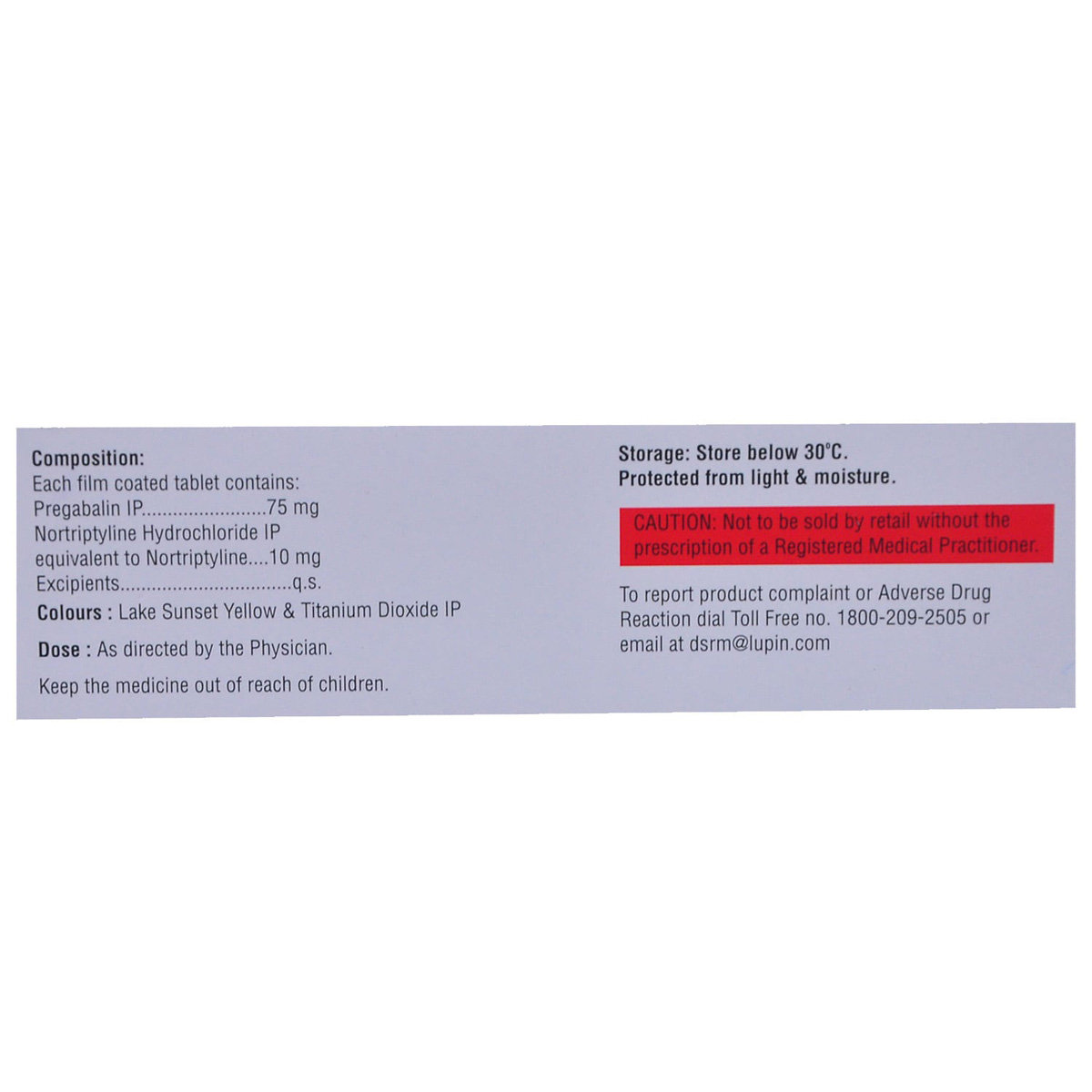 Pregadoc NT Tablet 10's, Pack of 10 TABLETS Pregadoc NT Tablet 10's, Pack of 10 TABLETS