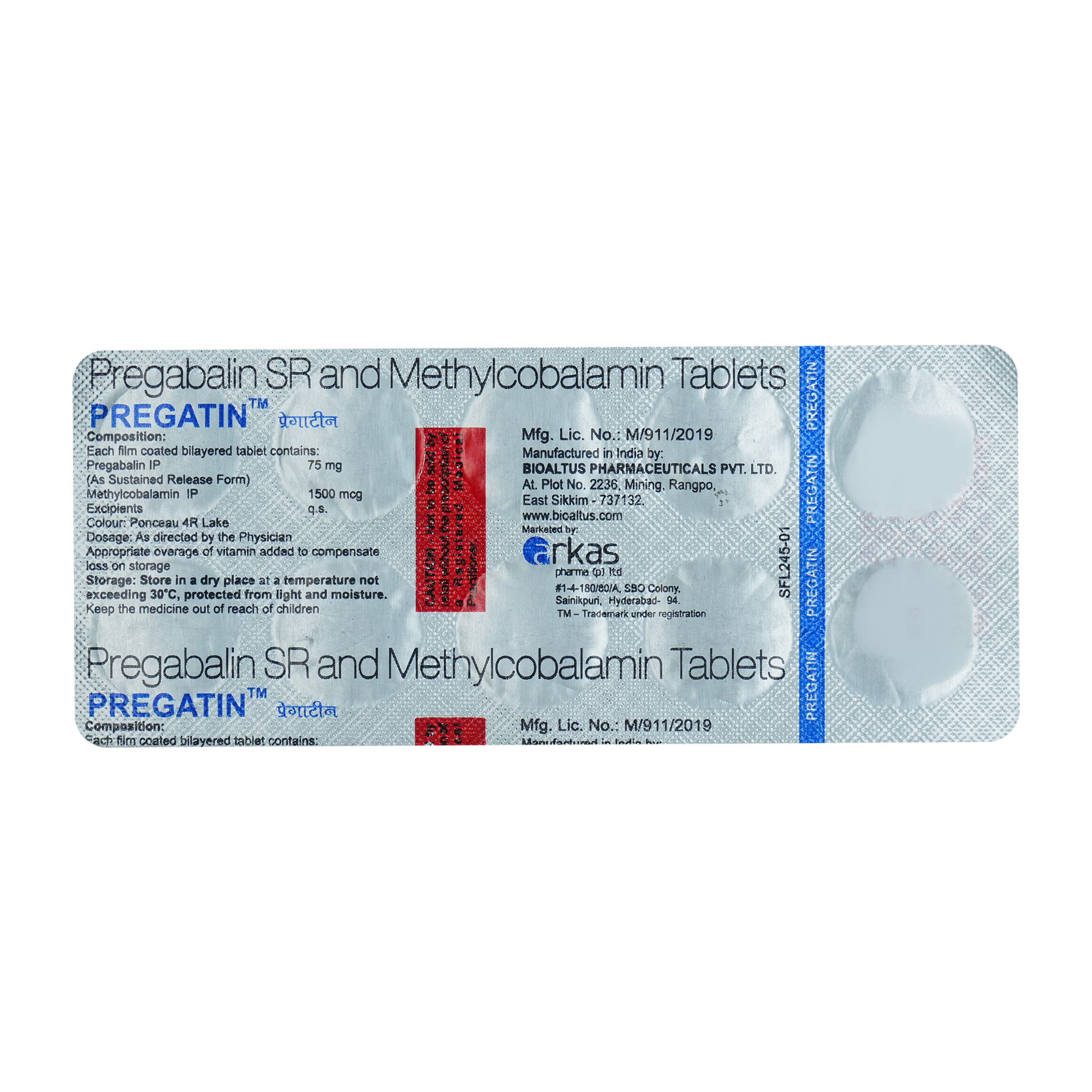 Pregatin Tablet 10's, Pack of 10 Pregatin Tablet 10's, Pack of 10