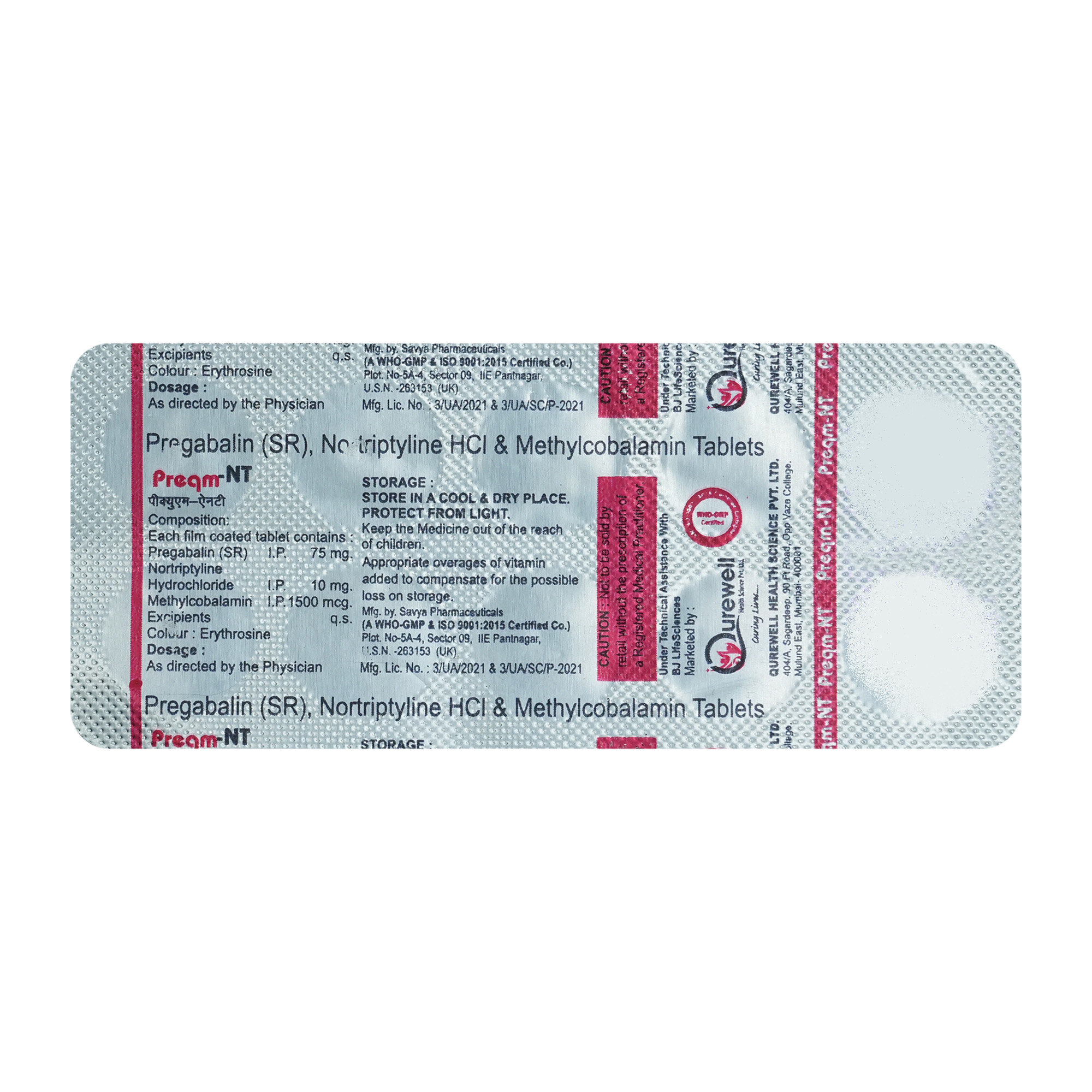 Preqm NT 75 Tablet 10's, Pack of 10 Preqm NT 75 Tablet 10's, Pack of 10
