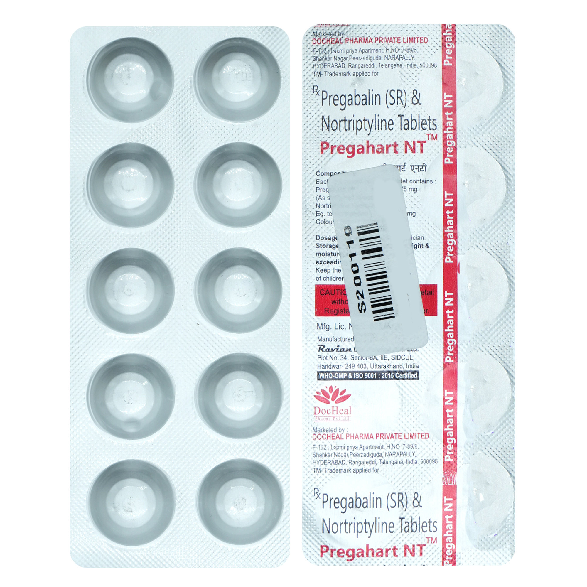 Pregahart NT Tablet 10's, Pack of 10 Pregahart NT Tablet 10's, Pack of 10