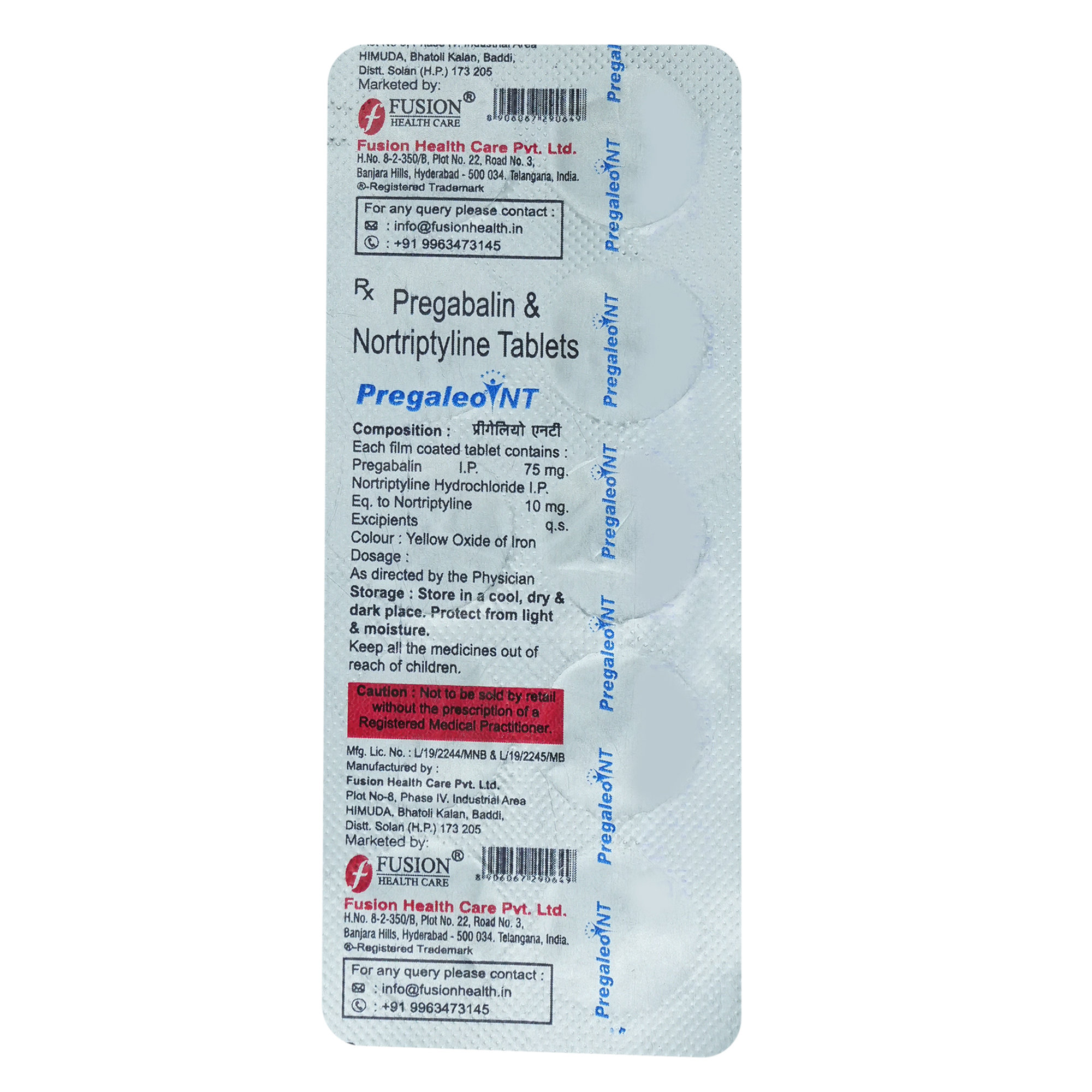 Pregaleo NT Tablet 10's, Pack of 10 Pregaleo NT Tablet 10's, Pack of 10