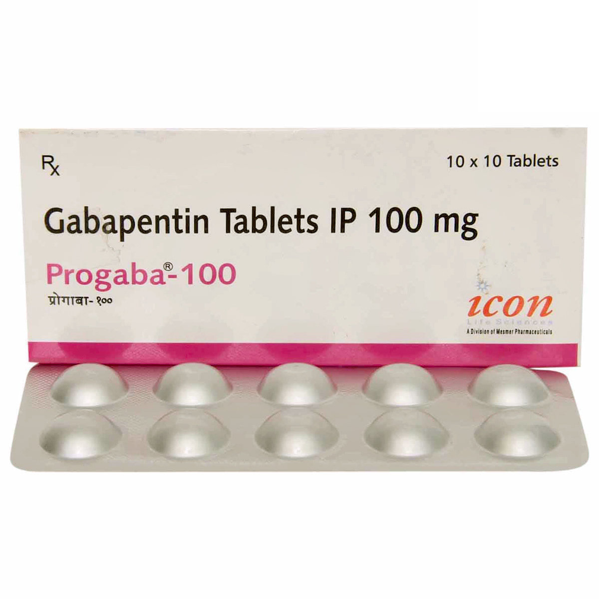 Progaba 100 mg Tablet 10's, Pack of 10 TabletS Progaba 100 mg Tablet 10's, Pack of 10 TabletS