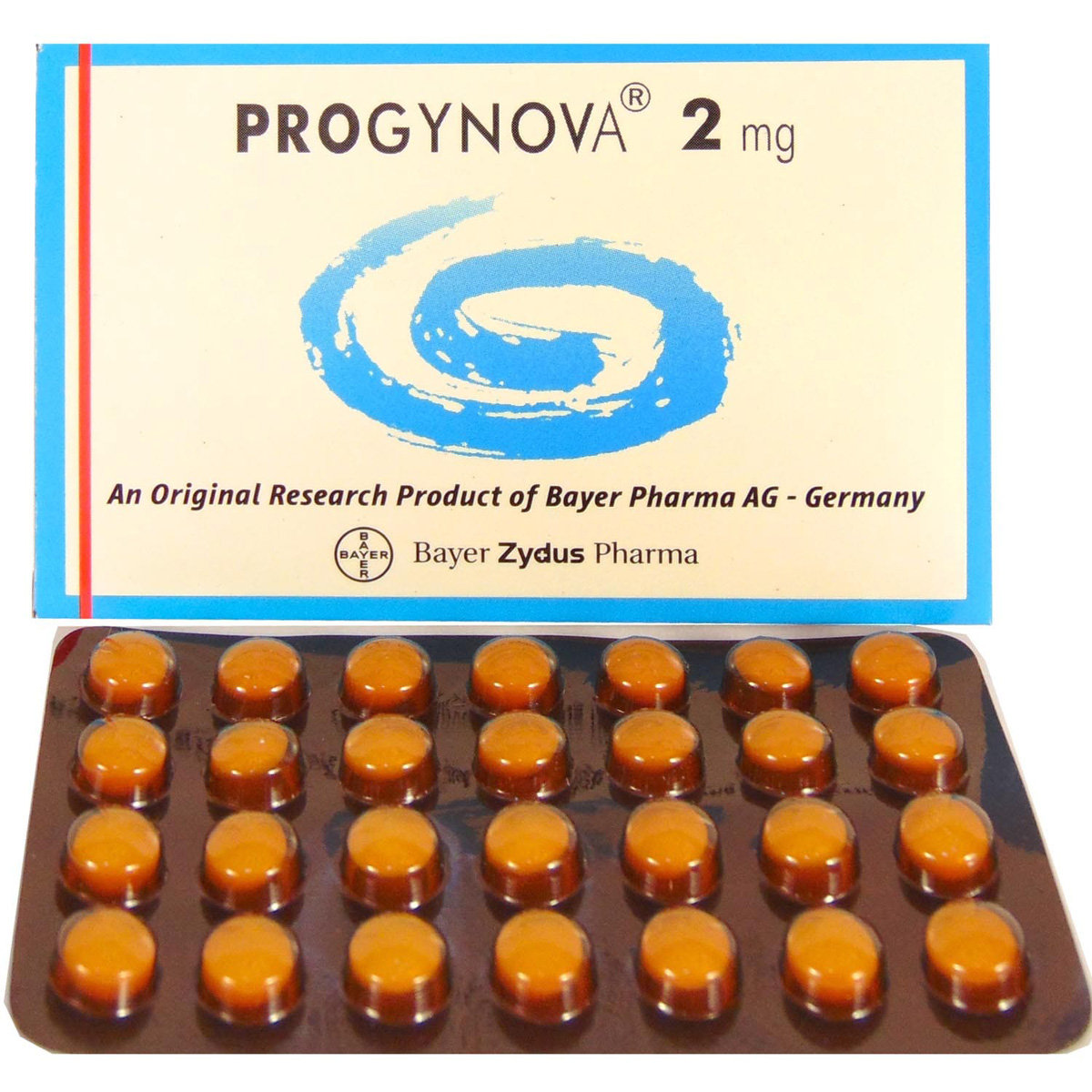 Progynova 2 mg Tablet 28's, Pack of 28 TABLETS Progynova 2 mg Tablet 28's, Pack of 28 TABLETS