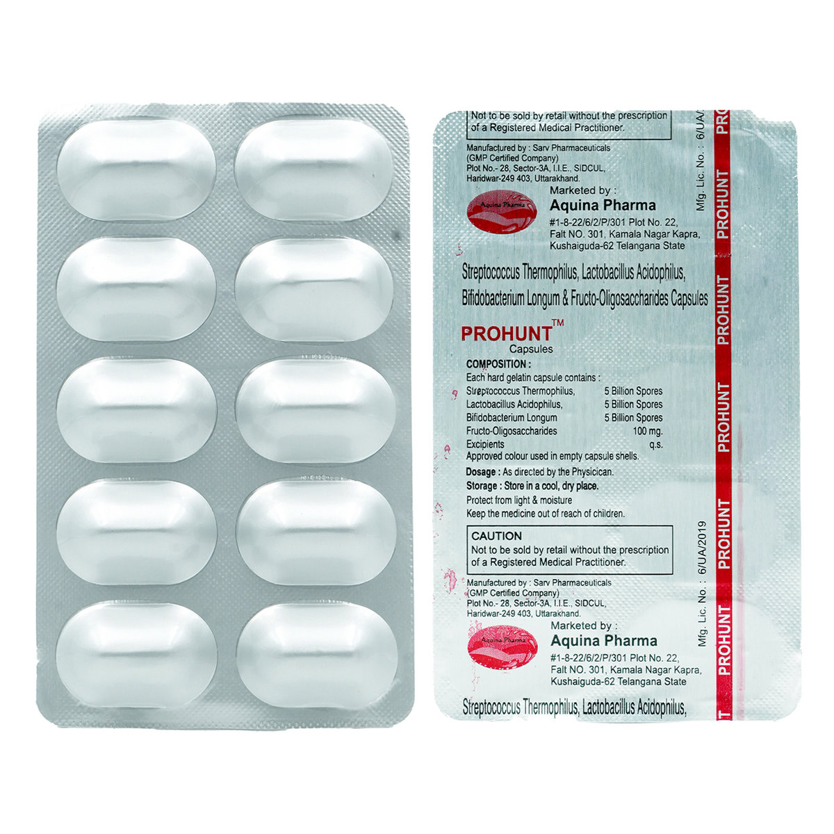 Prohunt Capsule 10'S, Pack of 10 CapsuleS Prohunt Capsule 10'S, Pack of 10 CapsuleS