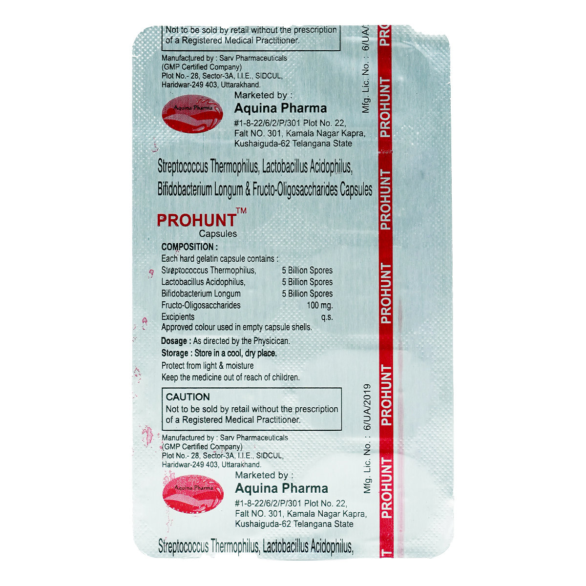 Prohunt Capsule 10'S, Pack of 10 CapsuleS Prohunt Capsule 10'S, Pack of 10 CapsuleS