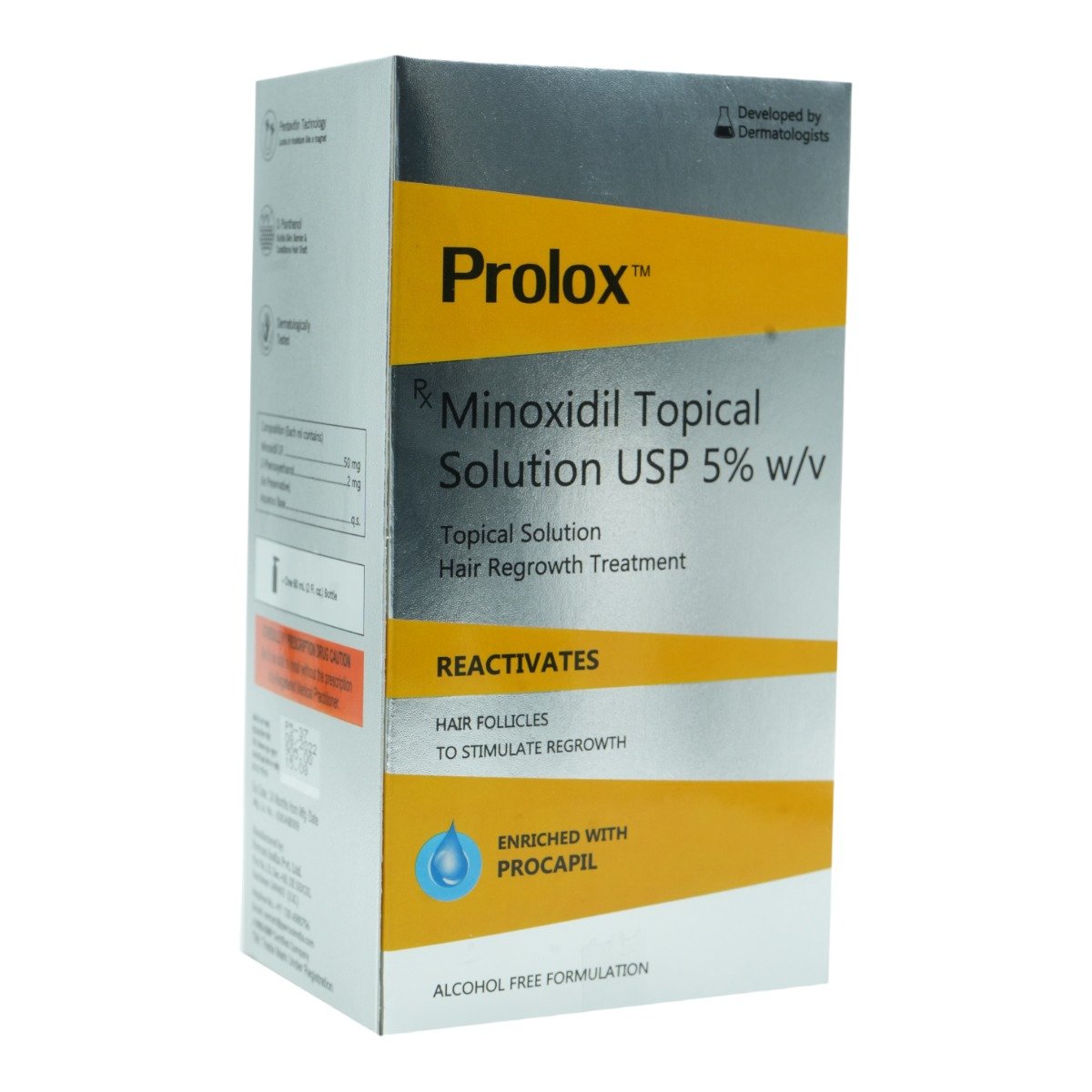 Prolox 5% Topical Solution 60 ml, Pack of 1 SOLUTION Prolox 5% Topical Solution 60 ml, Pack of 1 SOLUTION