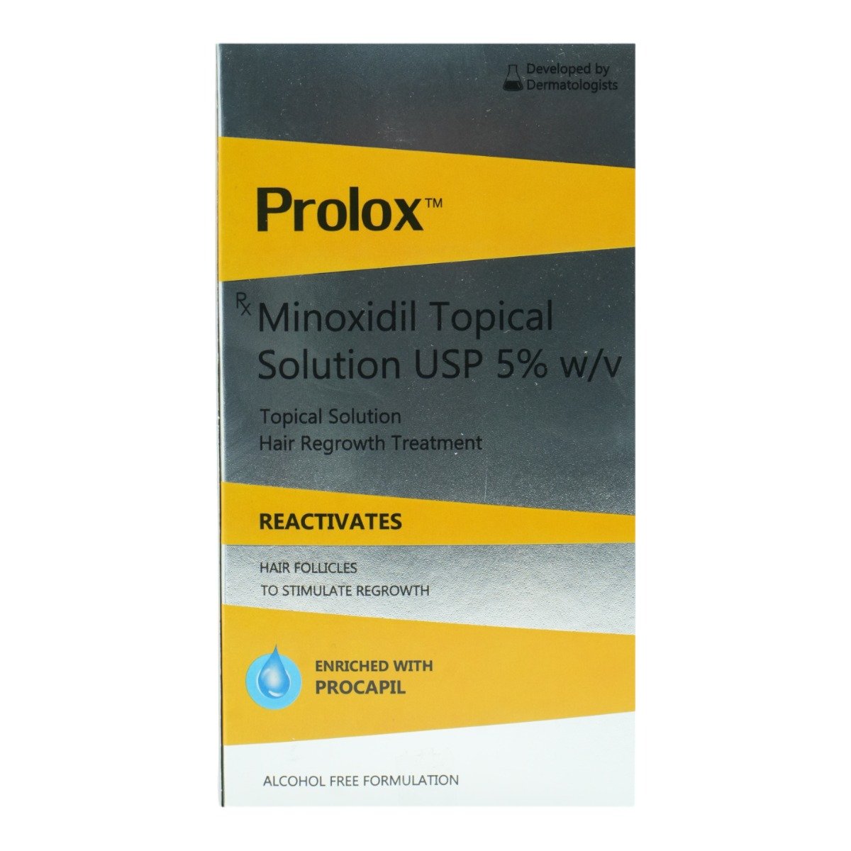 Prolox 5% Topical Solution 60 ml, Pack of 1 SOLUTION Prolox 5% Topical Solution 60 ml, Pack of 1 SOLUTION