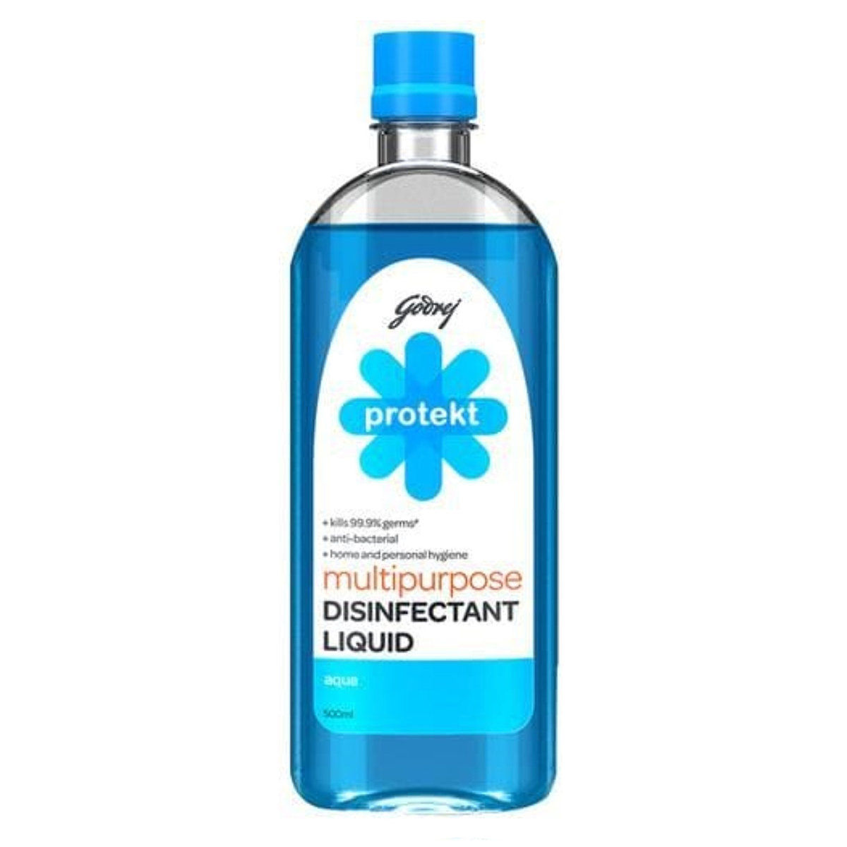 Godrej Protekt Multi Purpose Disinfectant Aqua Liquid, 500 ml, Pack of 1 Godrej Protekt Multi Purpose Disinfectant Aqua Liquid, 500 ml, Pack of 1