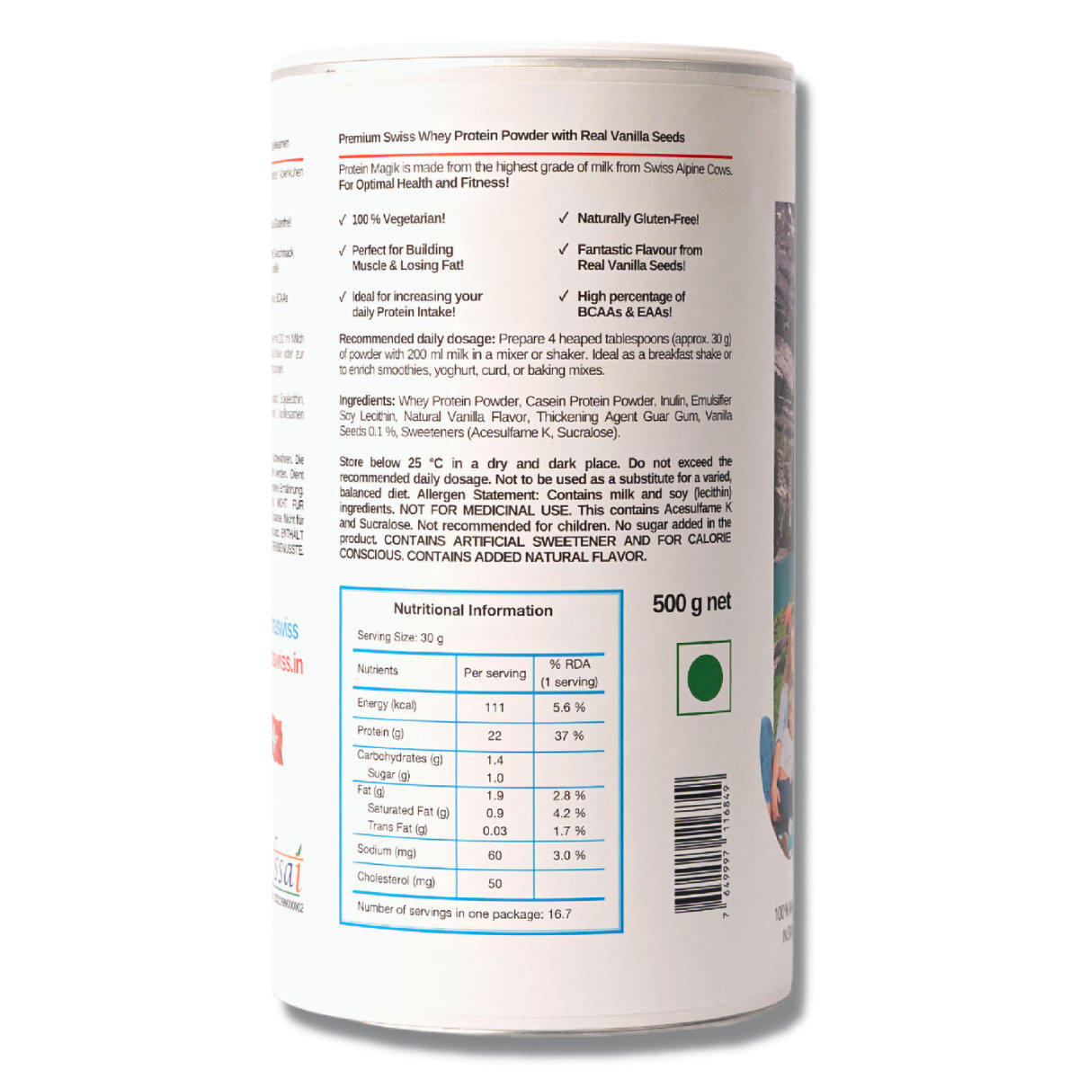 Nutraswiss Protein Magik Powder, 500 gm, Pack of 1 Nutraswiss Protein Magik Powder, 500 gm, Pack of 1