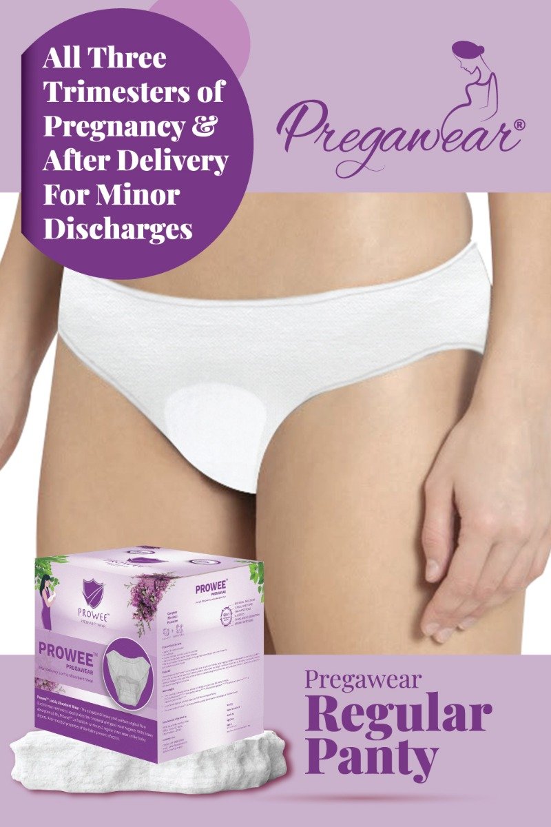 Prowee Pregawear Pre & Post Partum Minor Discharge Panty XXL, 5 Count, Pack of 1 Prowee Pregawear Pre & Post Partum Minor Discharge Panty XXL, 5 Count, Pack of 1