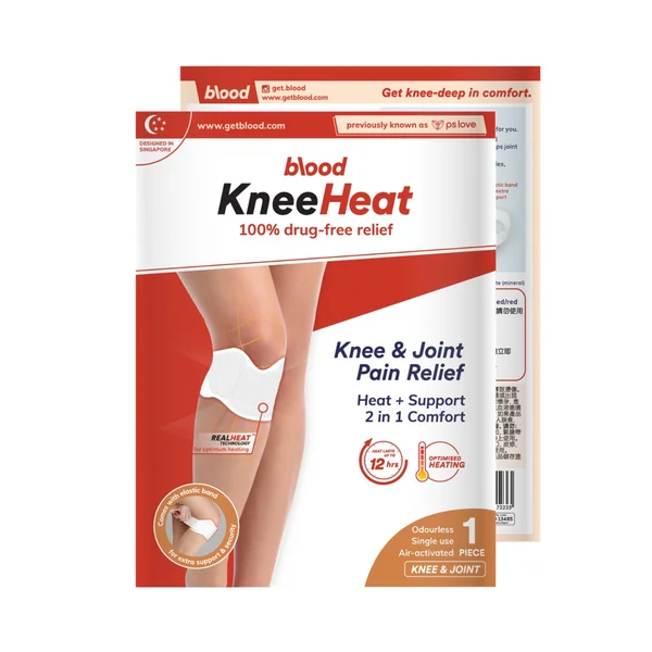 Blood KneeHeat, 1 Count, Pack of 6