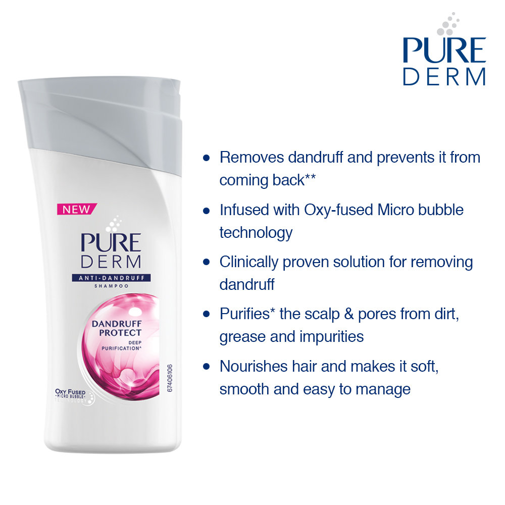 Pure Derm Anti-Dandruff Shampoo, 80 ml, Pack of 1 Pure Derm Anti-Dandruff Shampoo, 80 ml, Pack of 1