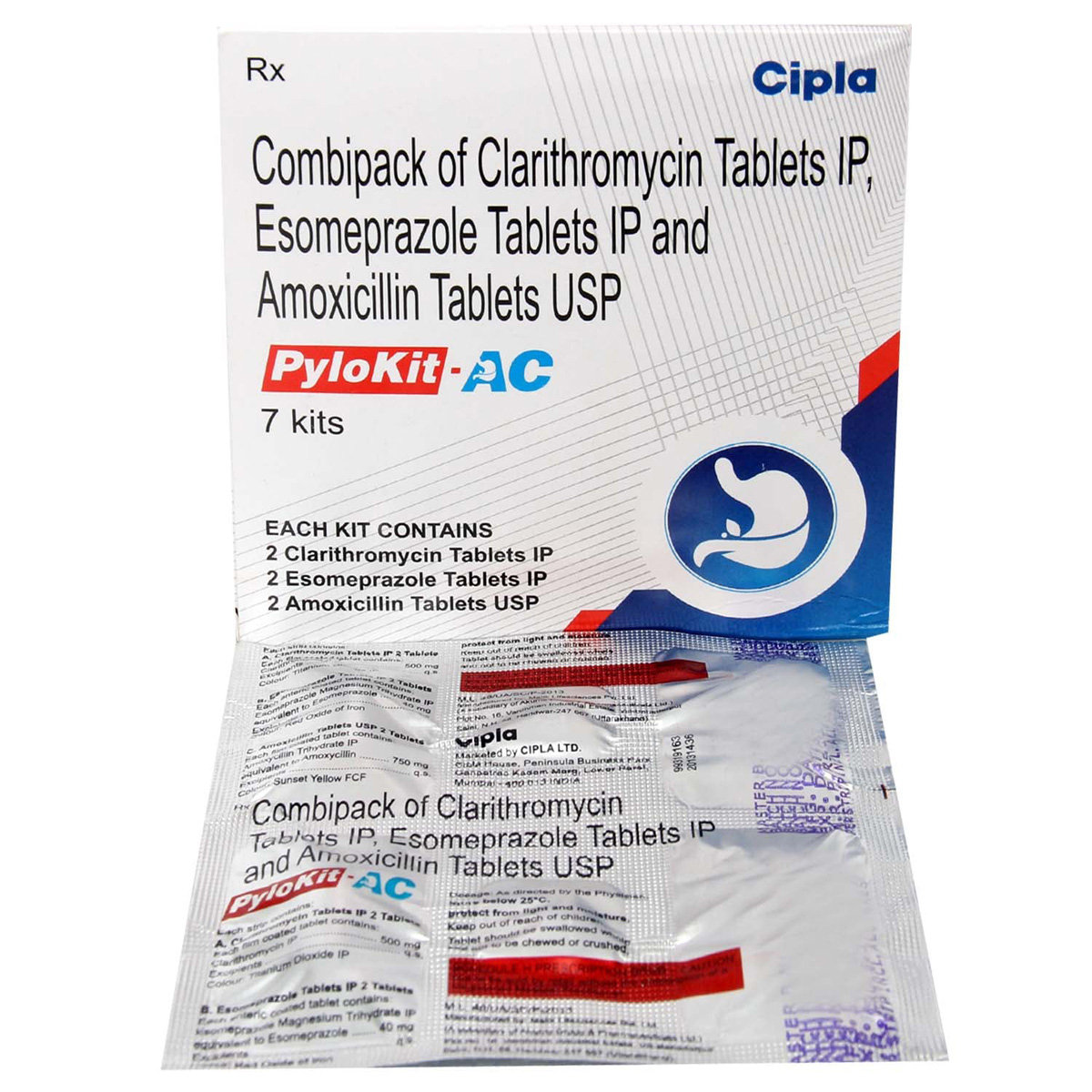 Pylokit Ac Kit Tablet 6's, Pack of 1 TABLET Pylokit Ac Kit Tablet 6's, Pack of 1 TABLET