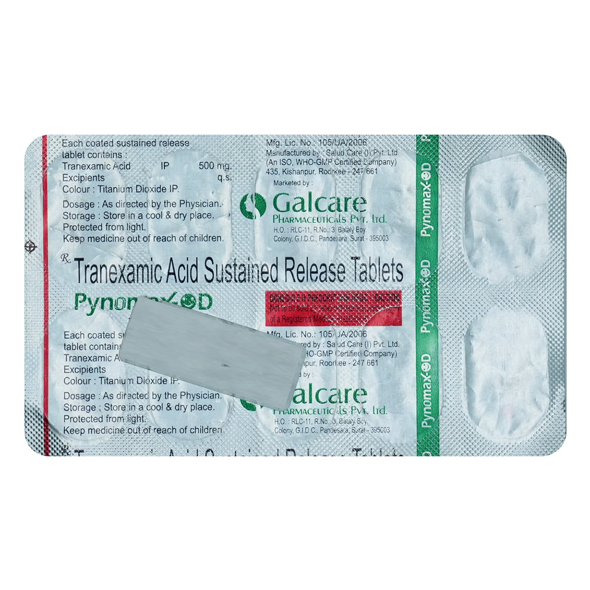 Pynomax-Od Tablet 10's, Pack of 10 TabletS Pynomax-Od Tablet 10's, Pack of 10 TabletS