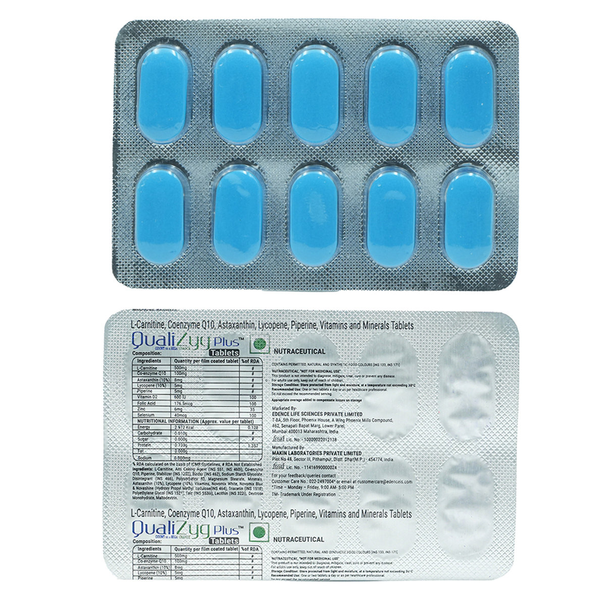 Qualizyg Plus Tablet 10's, Pack of 10 Qualizyg Plus Tablet 10's, Pack of 10