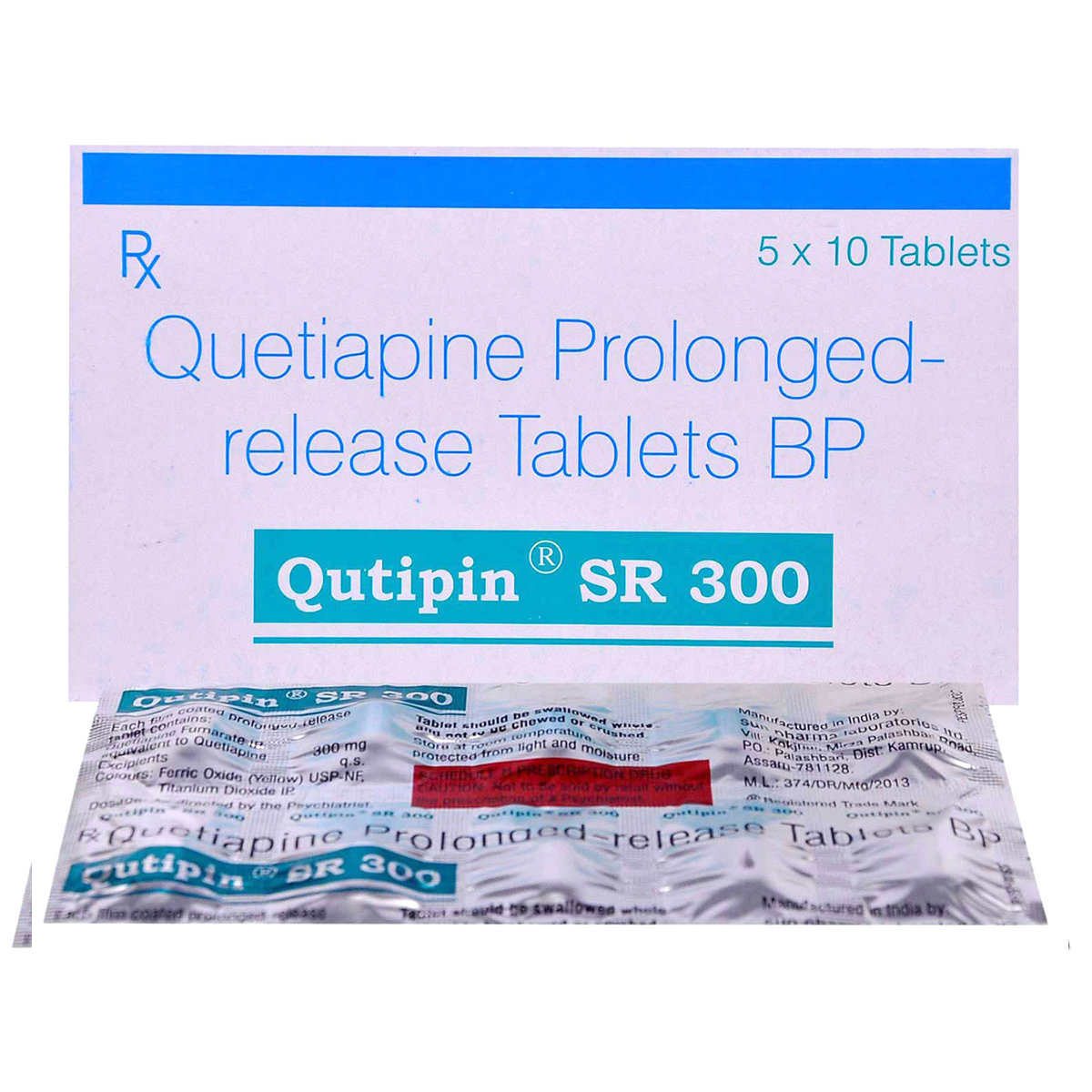 Qutipin SR 300 Tablet 10's, Pack of 10 TABLETS Qutipin SR 300 Tablet 10's, Pack of 10 TABLETS