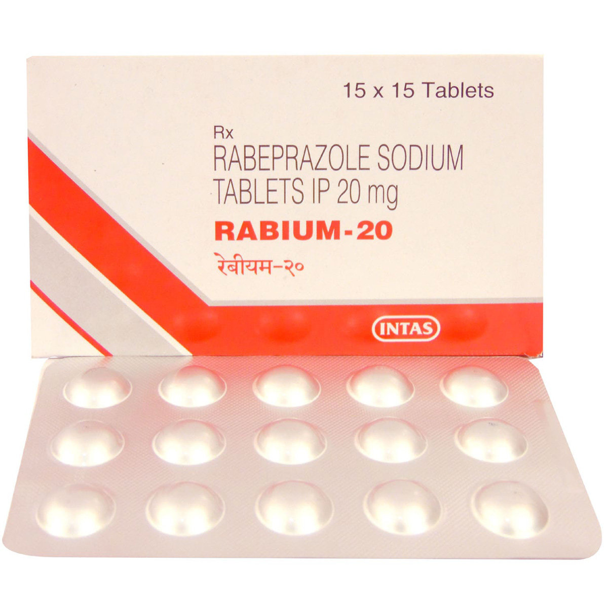 Rabium-20 Tablet 15's, Pack of 15 TABLETS Rabium-20 Tablet 15's, Pack of 15 TABLETS