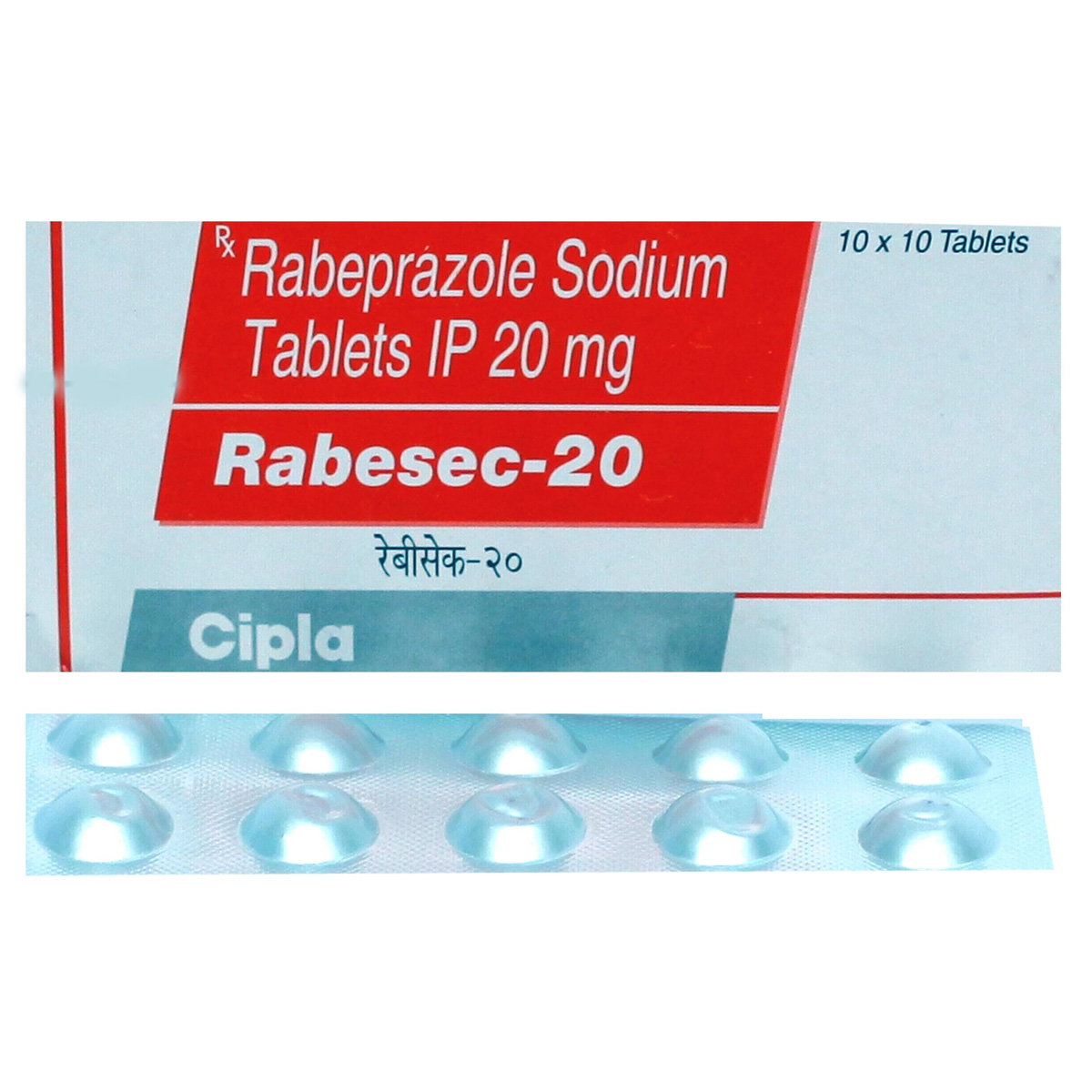 Rabesec-20 Tablet 10's, Pack of 10 TABLETS Rabesec-20 Tablet 10's, Pack of 10 TABLETS