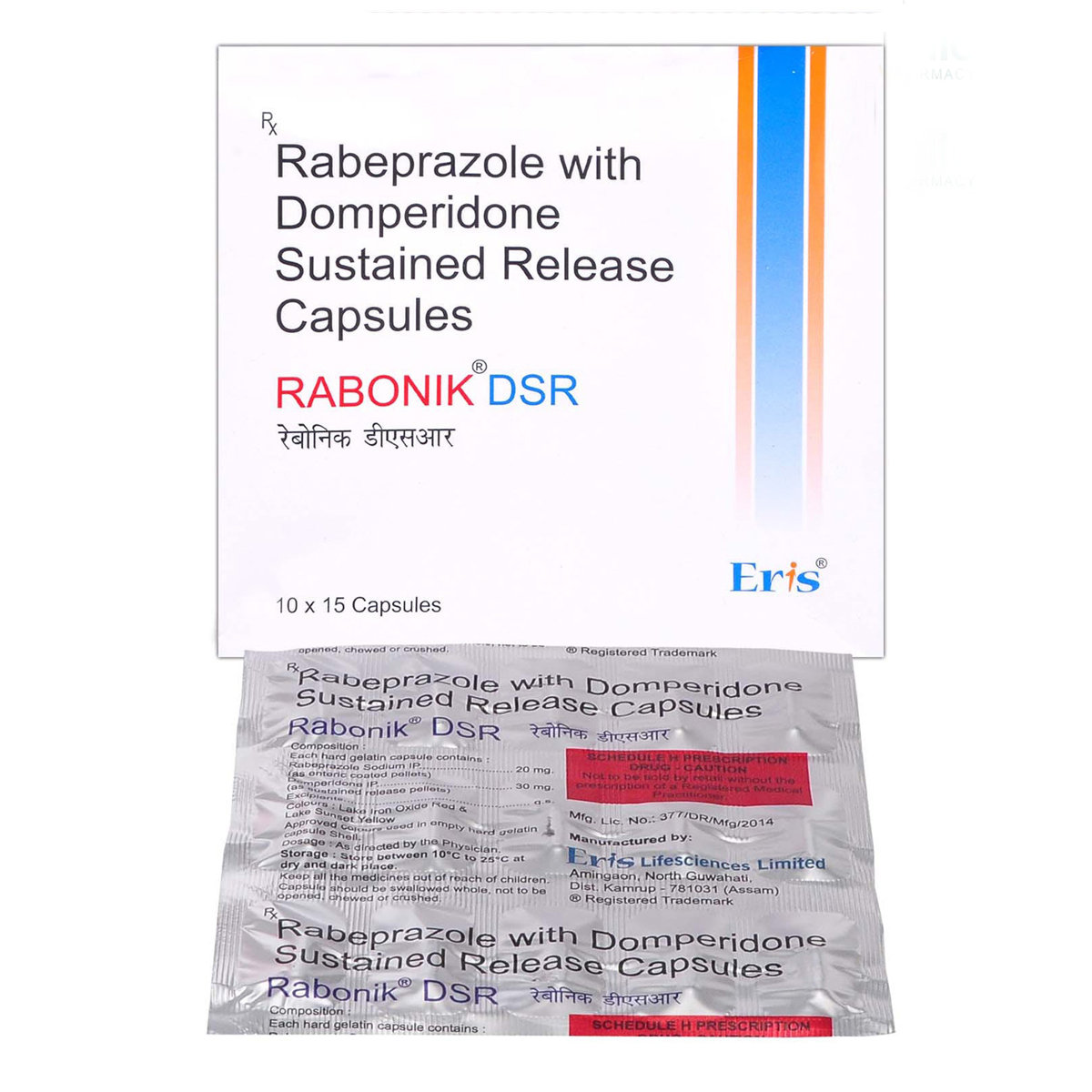 Rabonik DSR Capsule 15's, Pack of 15 Rabonik DSR Capsule 15's, Pack of 15