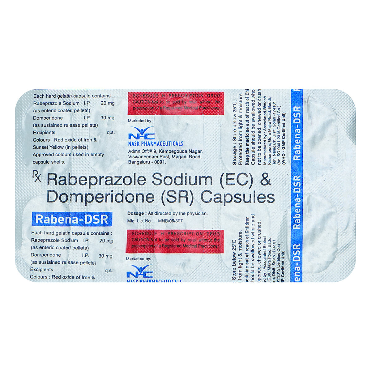 Rabena DSR Tablet 10's, Pack of 10 TabletS Rabena DSR Tablet 10's, Pack of 10 TabletS