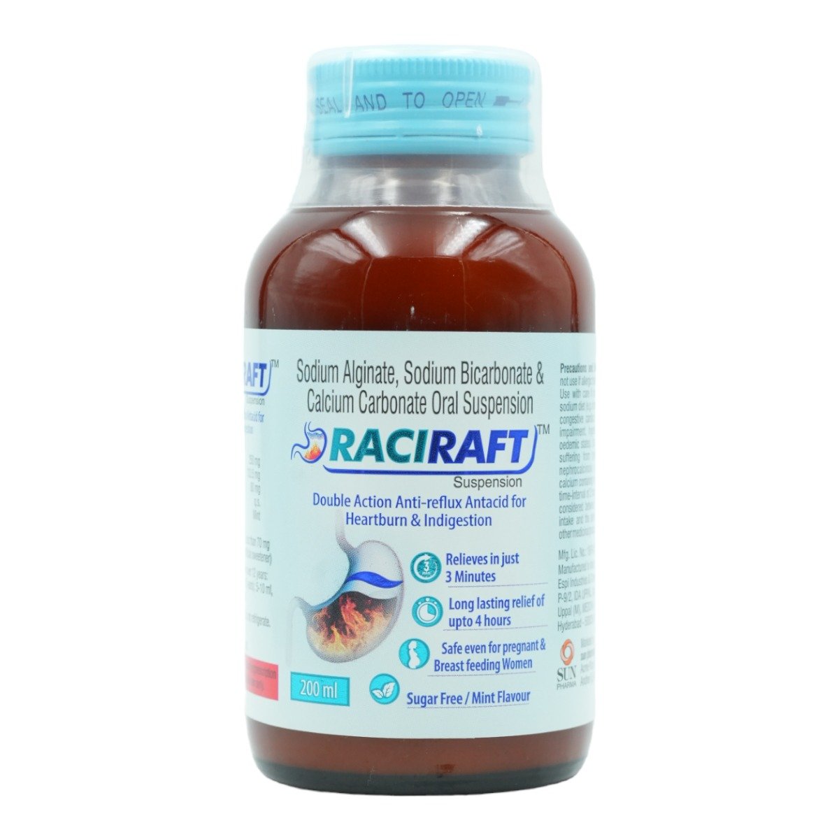 Raciraft Oral Suspension 200 ml, Pack of 1 Raciraft Oral Suspension 200 ml, Pack of 1