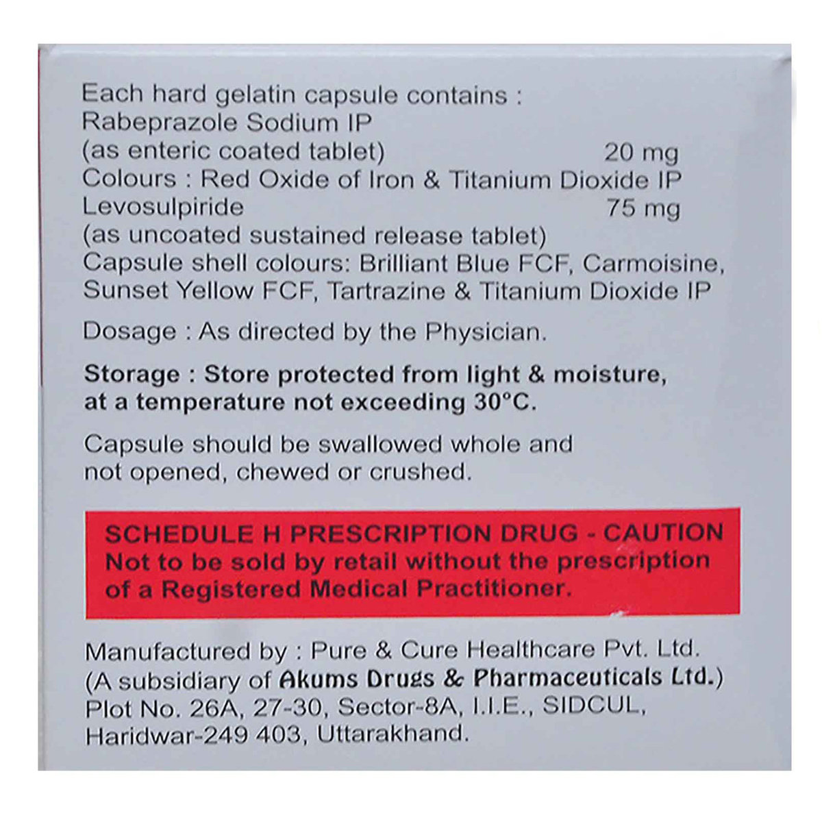 Rafron L Capsule 10's, Pack of 10 Rafron L Capsule 10's, Pack of 10