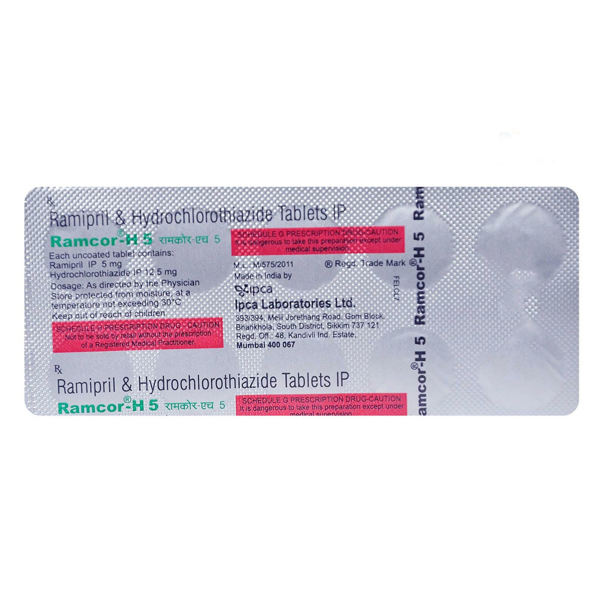 Ramcor H 5 Tablet 10's, Pack of 10 Ramcor H 5 Tablet 10's, Pack of 10