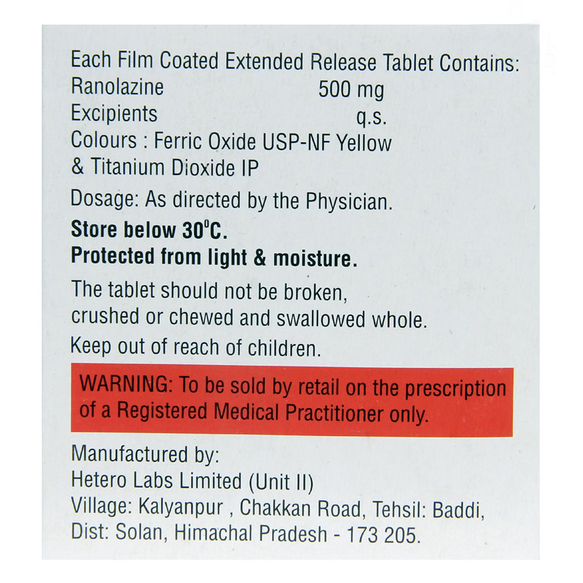 Rancad Tablet 15's, Pack of 15 TABLETS Rancad Tablet 15's, Pack of 15 TABLETS