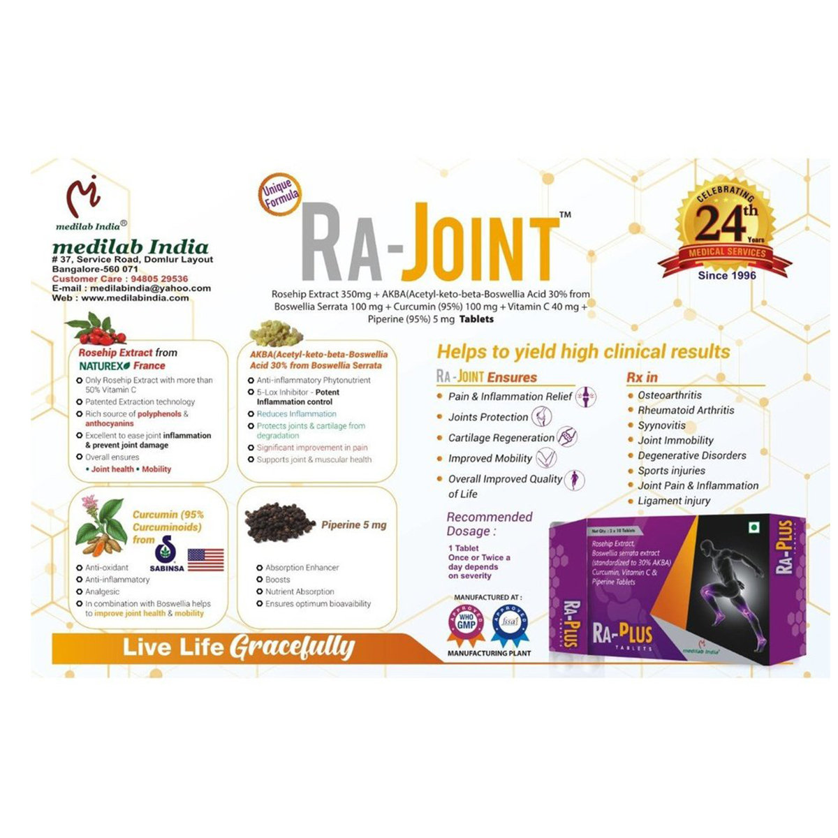 RA-Plus Tablet 10's, Pack of 10 RA-Plus Tablet 10's, Pack of 10