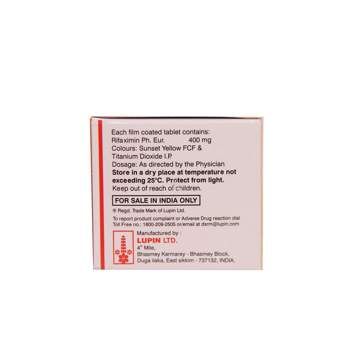 Rcifax 400 Tablet 10's, Pack of 10 TABLETS Rcifax 400 Tablet 10's, Pack of 10 TABLETS