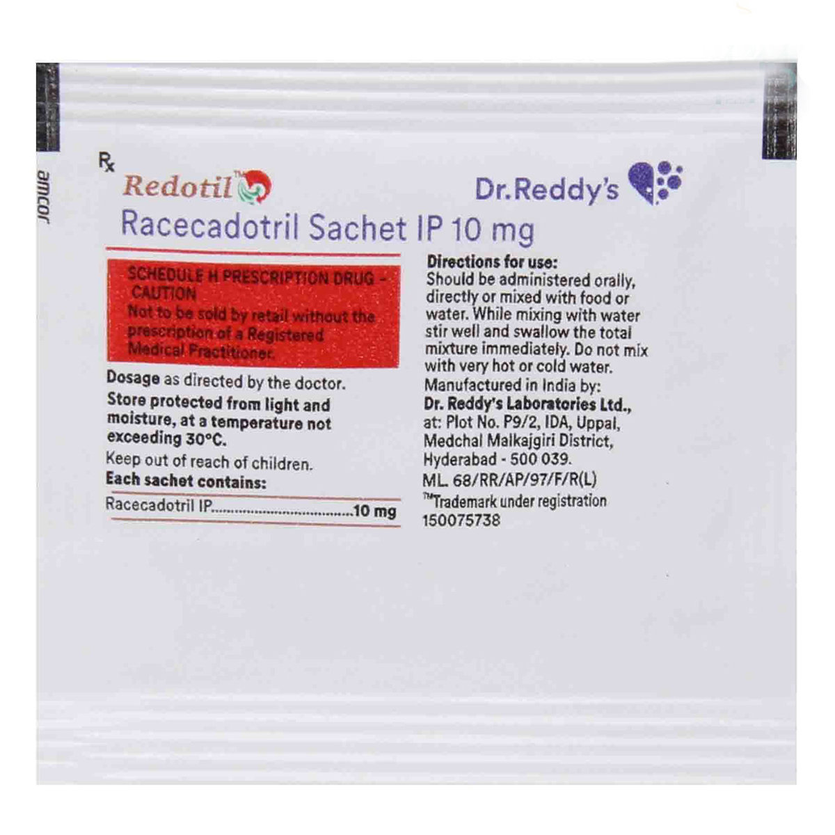 Redotil Sachet 1 gm, Pack of 1 SACHET Redotil Sachet 1 gm, Pack of 1 SACHET