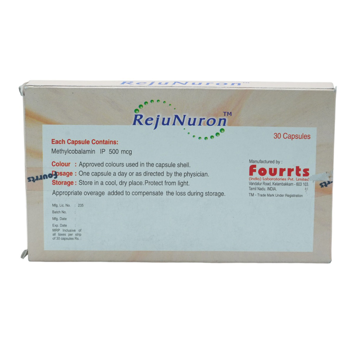 Rejunuron Capsule 30's, Pack of 30 CAPSULES Rejunuron Capsule 30's, Pack of 30 CAPSULES