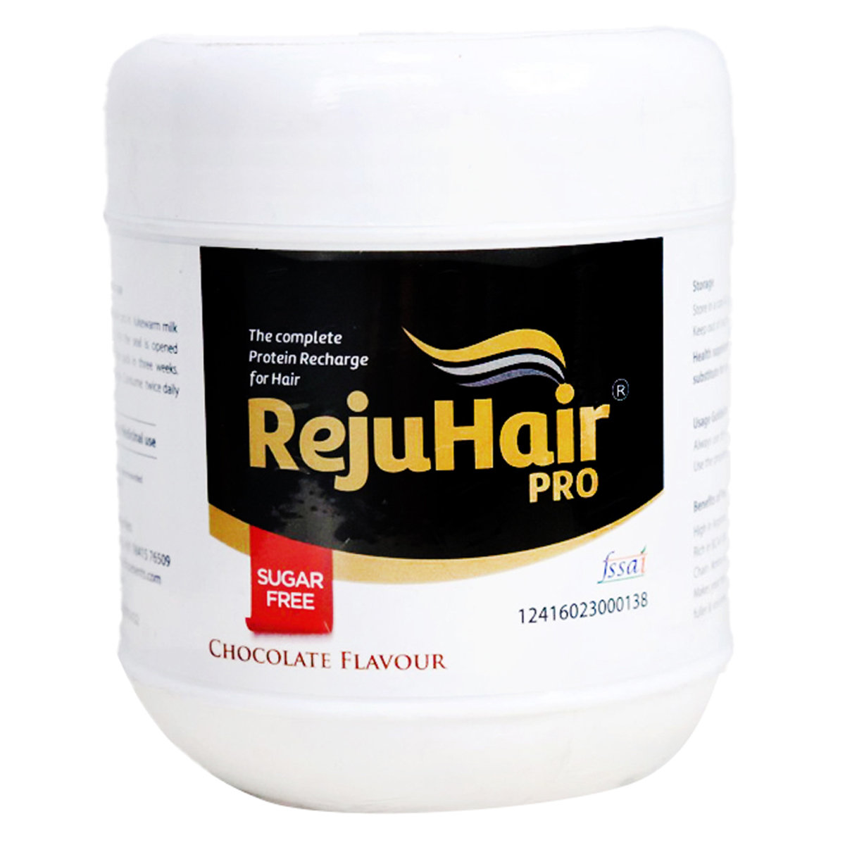 RejuHair Pro Sugar Free Chocolate Flavour Powder, 250 gm, Pack of 1 Powder RejuHair Pro Sugar Free Chocolate Flavour Powder, 250 gm, Pack of 1 Powder