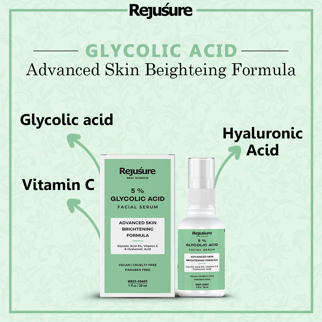 Rejusure Facial Serum, 30 ml, Pack of 1 Rejusure Facial Serum, 30 ml, Pack of 1
