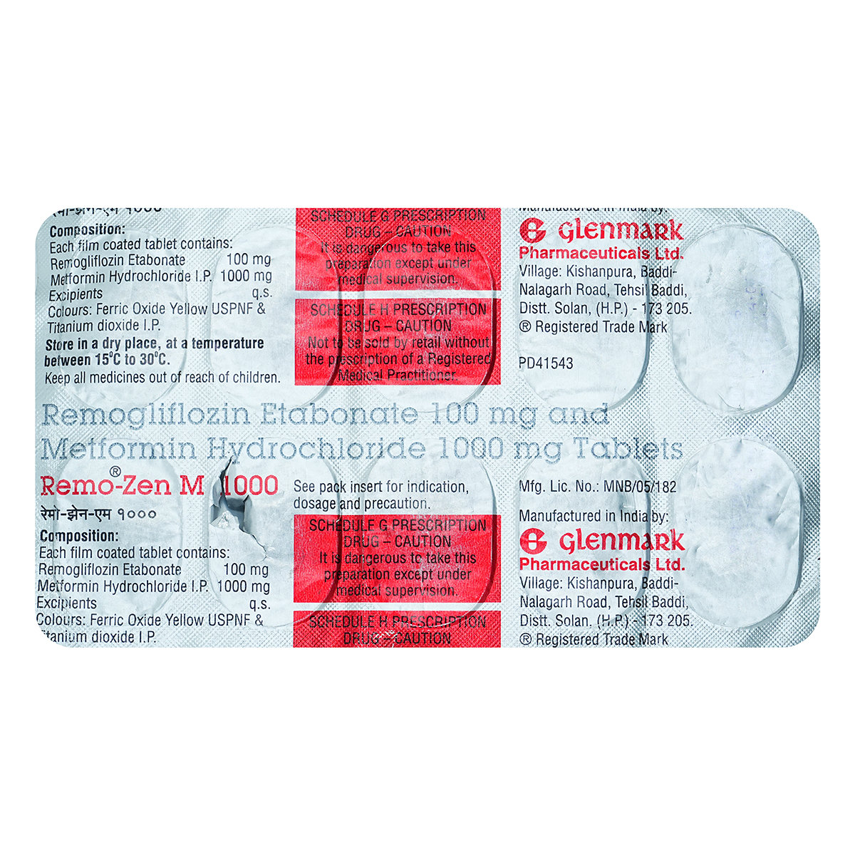 Remo Zen M 1000 Tablet 10's, Pack of 10 Remo Zen M 1000 Tablet 10's, Pack of 10