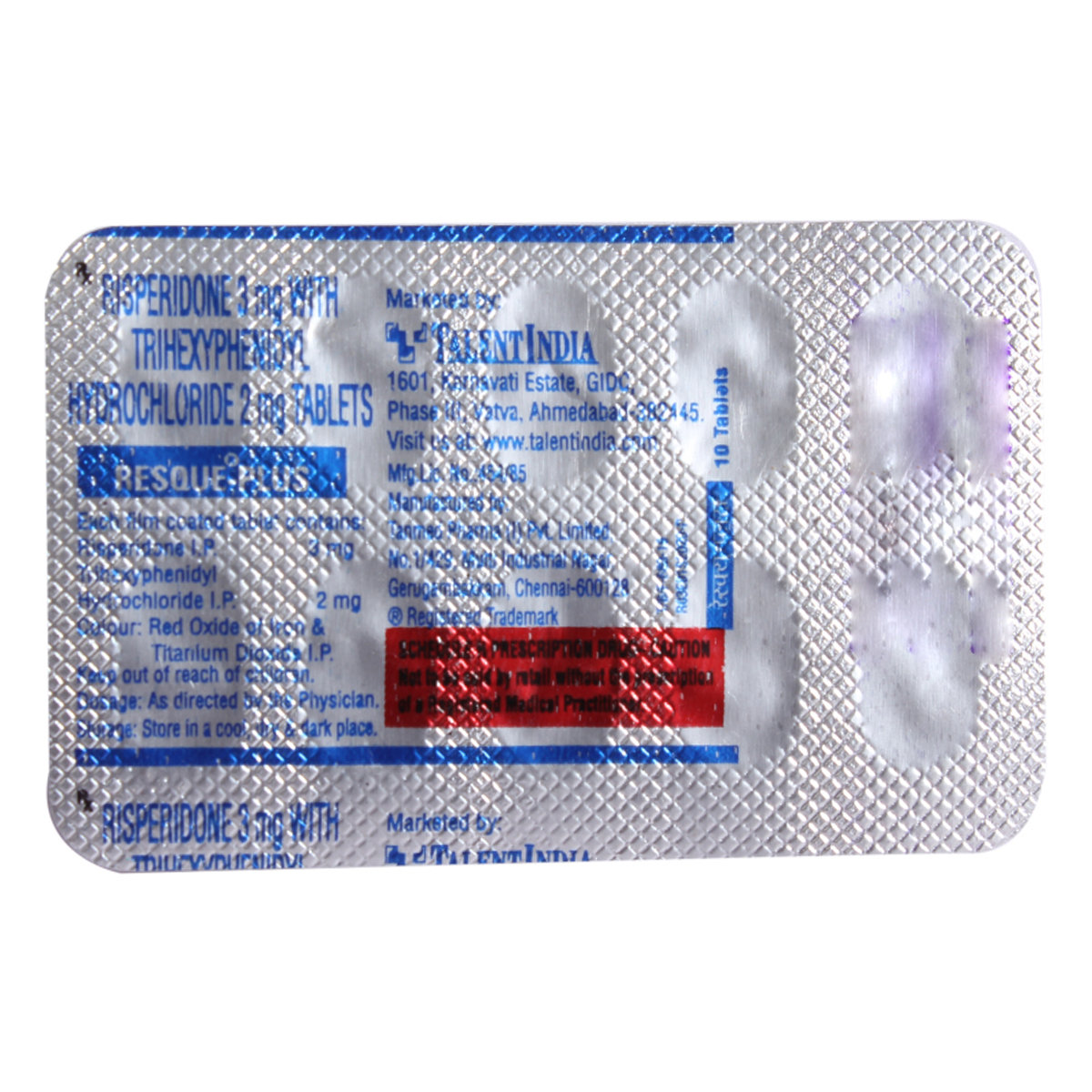 Resque-Plus Tablet 10's, Pack of 10 TabletS Resque-Plus Tablet 10's, Pack of 10 TabletS