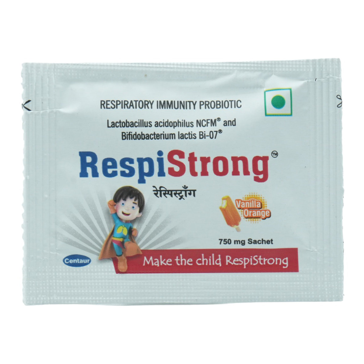 Respistrong Sachet Orange And Vanilla 750 mg, Pack of 1 Respistrong Sachet Orange And Vanilla 750 mg, Pack of 1