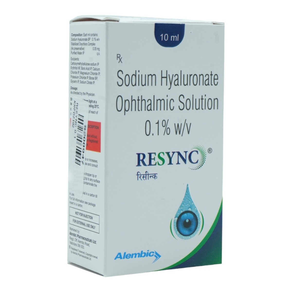 Resync Eye Drops 10 ml, Pack of 1 EYE DROPS Resync Eye Drops 10 ml, Pack of 1 EYE DROPS