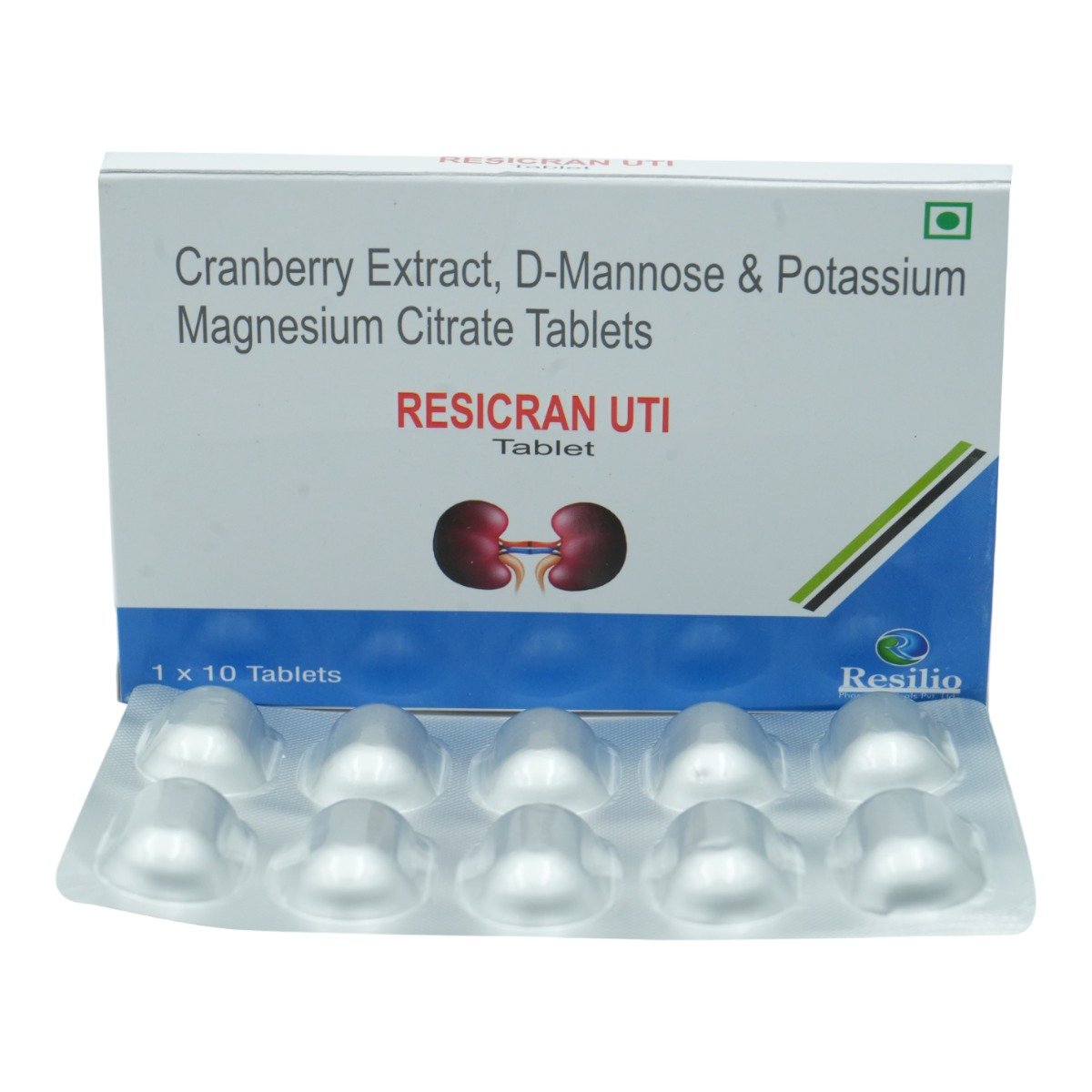 Resicran UTI Tablet 10's, Pack of 10 Resicran UTI Tablet 10's, Pack of 10