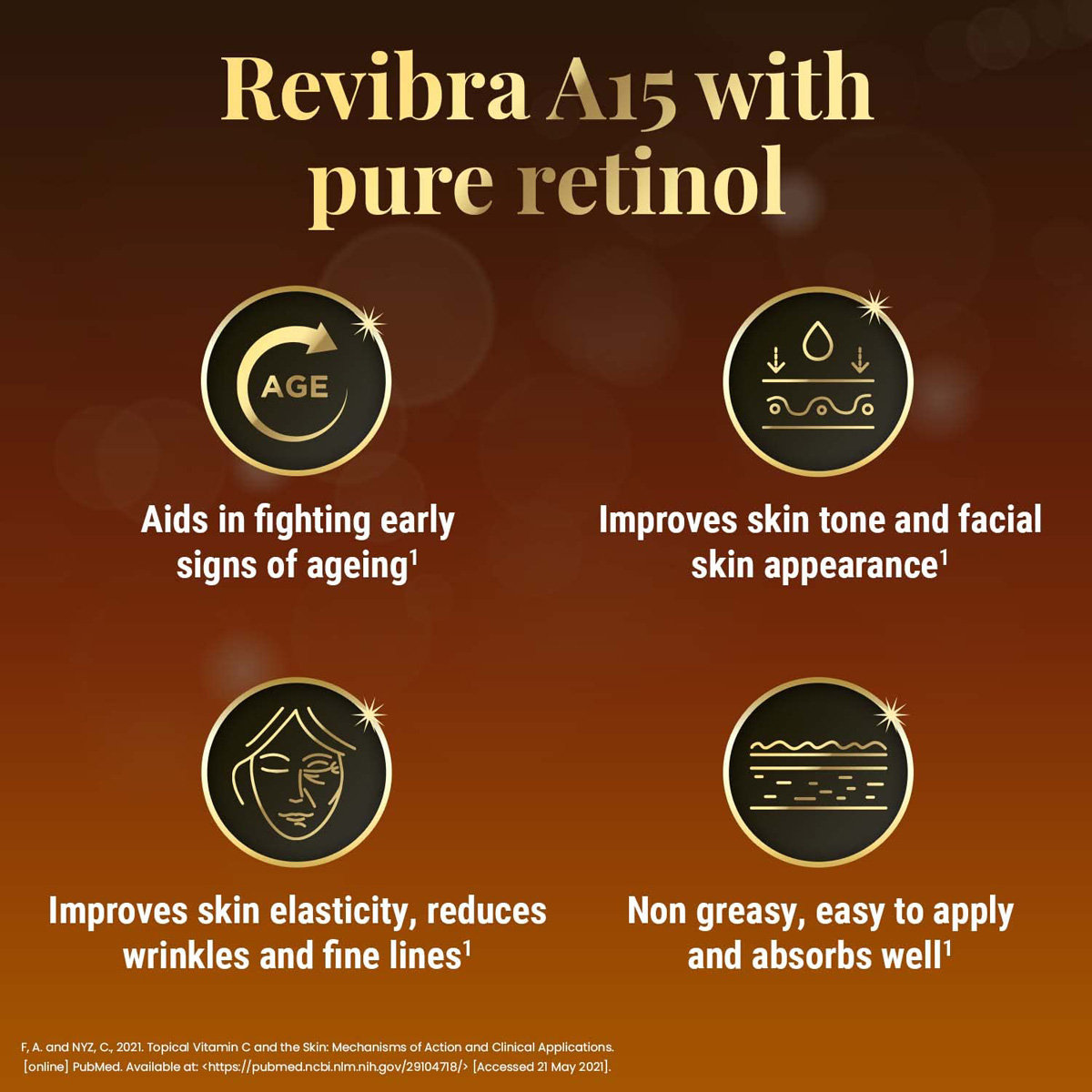 Revibra A15 Pure Retinol Cream 28x0.5 ml, Pack of 1 Revibra A15 Pure Retinol Cream 28x0.5 ml, Pack of 1
